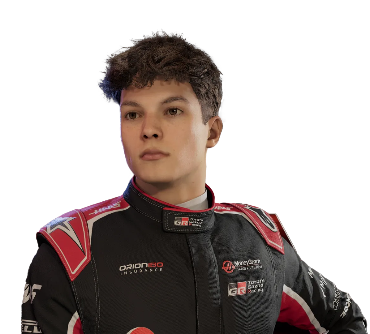 Oliver Bearman driver portrait